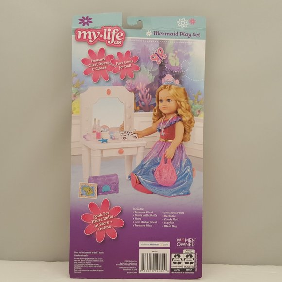 ❌SOLD❌My Life As Mermaid Play Set for 18" Dolls | 10 Piece Set | WM1329 | NEW - Picture 2 of 4